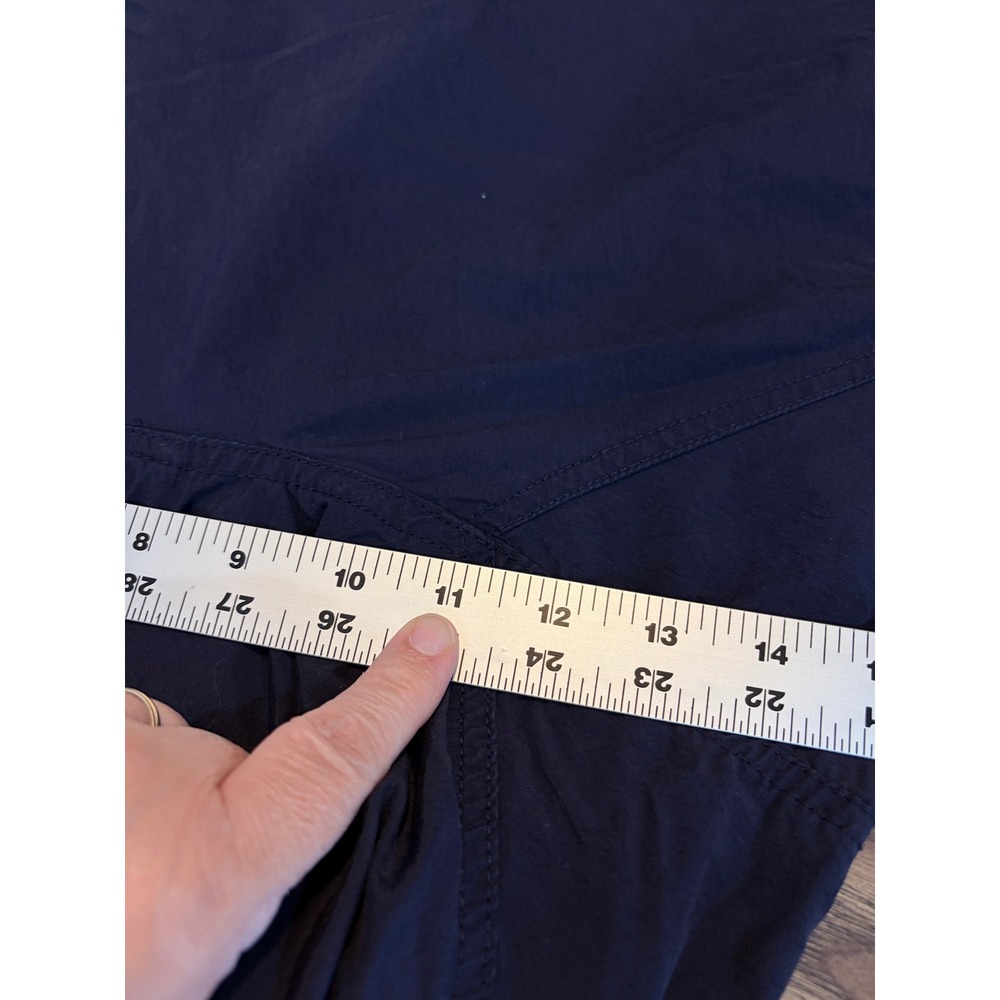 Lands End Gray Convertible Cargo Hiking Pants Roll Tab Capri Plus Size 24W - Picture 9 of 10